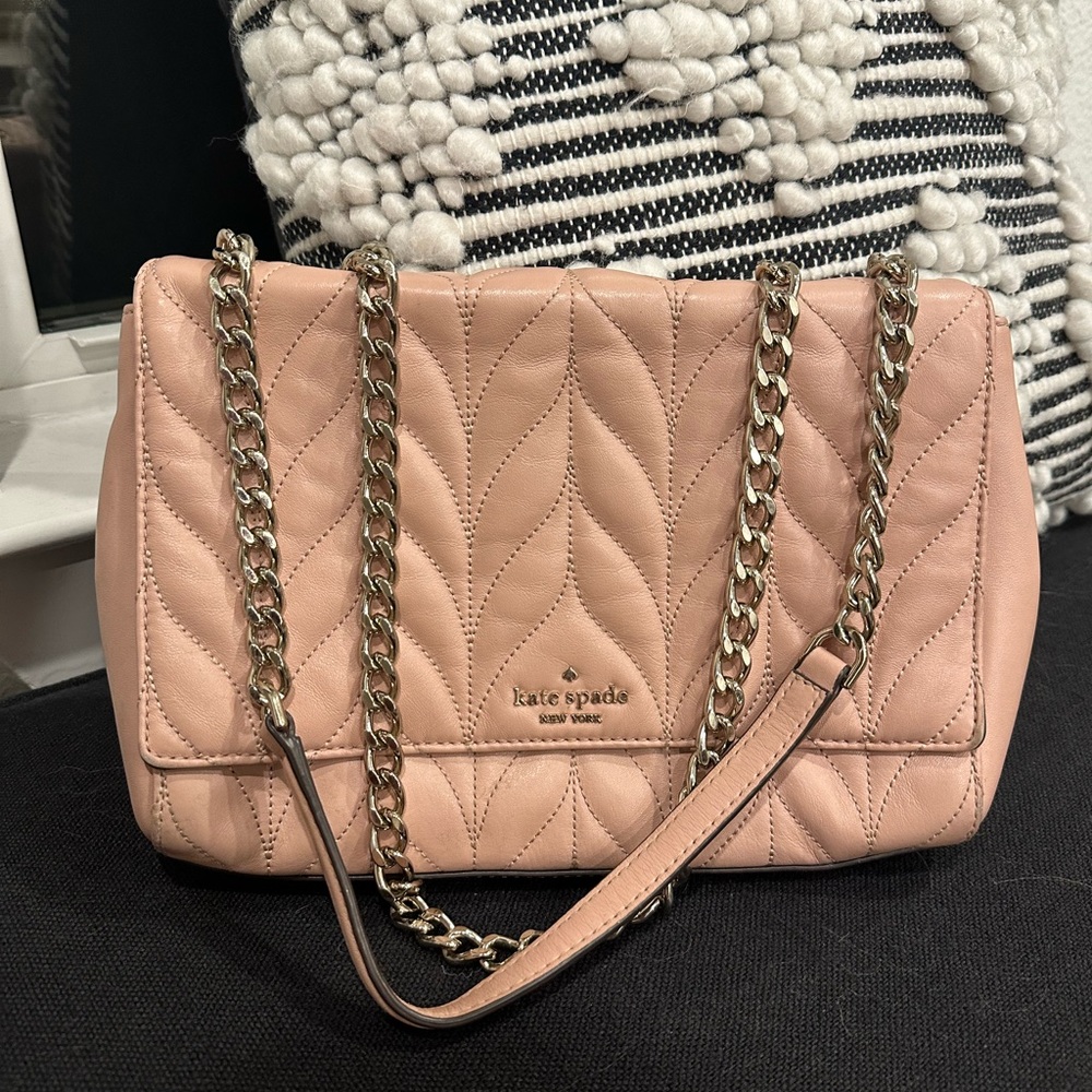 Kate Spade Briar Lane Quilted Emelyn Bag - Nude Pink